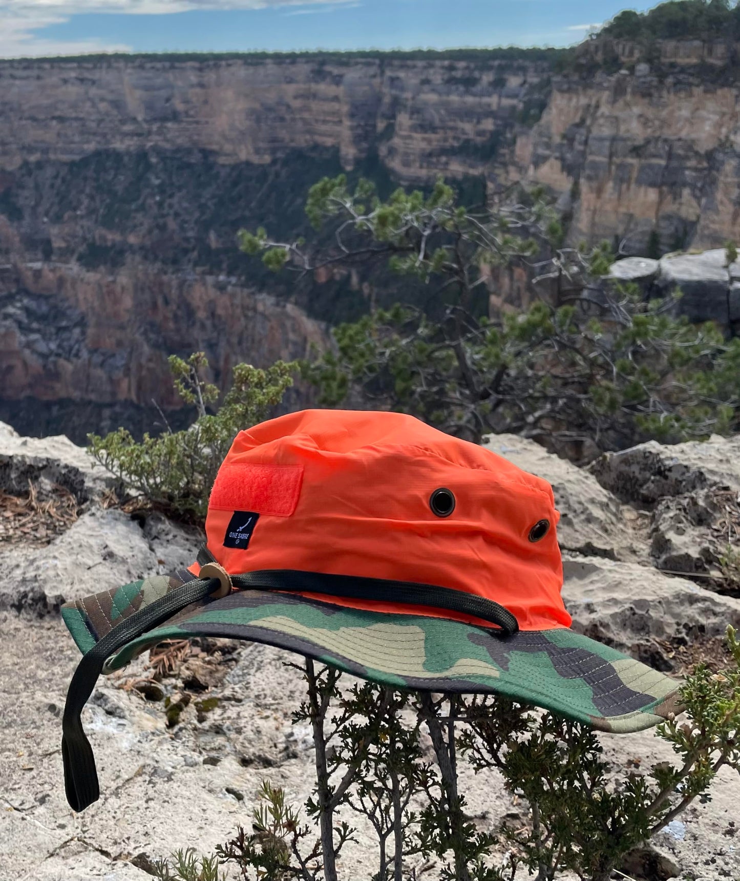 Reversible Blaze Boonie hat- 100% Ripstop - Scouting, Tactical, SAR, Hunting, Hiking, Camping, Fishing, Sun hat