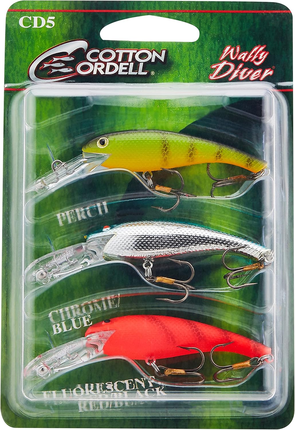 Cotton Cordell PK3CD5-1 Wally Diver 3 Pack Assortment