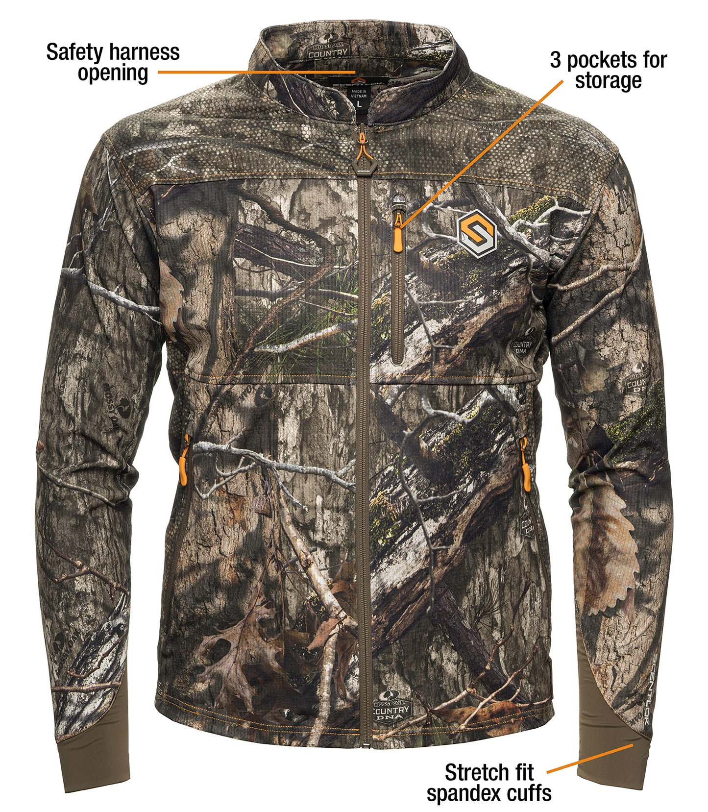 ScentLok Savanna Lightweight Camo Hunting Jacket for Men