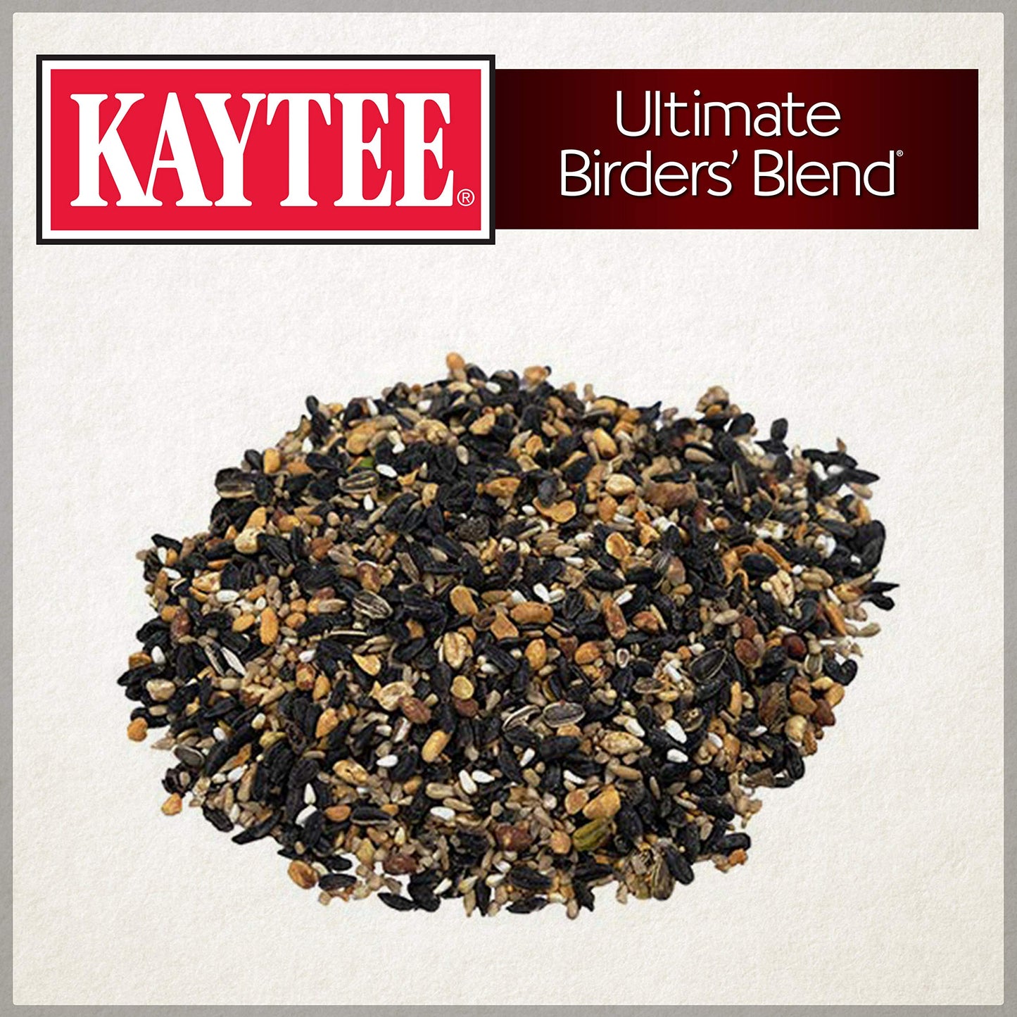Kaytee Wild Bird Ultimate No Mess Wild Bird Food Seed For Cardinals, Finches, Chickadees, Nuthatches, Woodpeckers, Grosbeaks, Juncos and Other Colorful Songbirds, 9.75 Pound