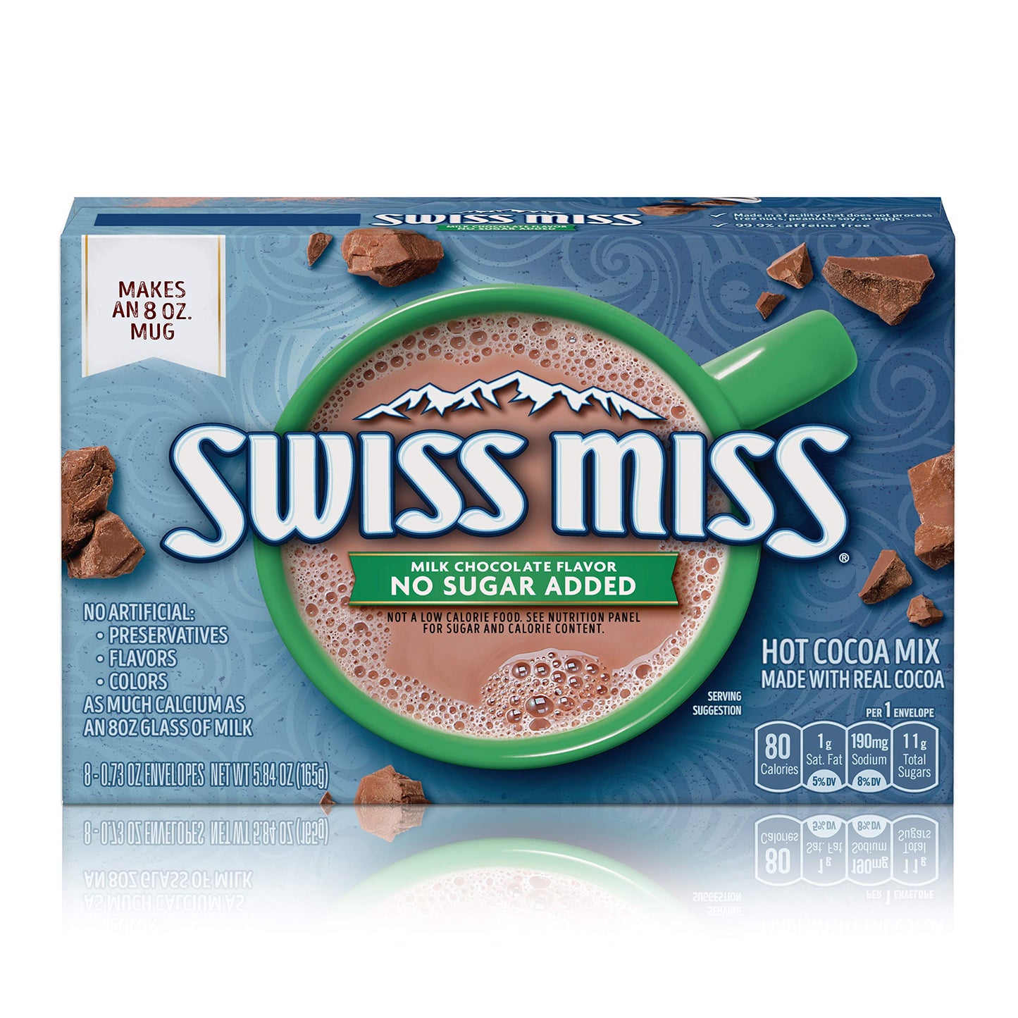 SWISS MISS Milk Chocolate Flavored Hot Cocoa Mix, 38.27 OZ Square Canister