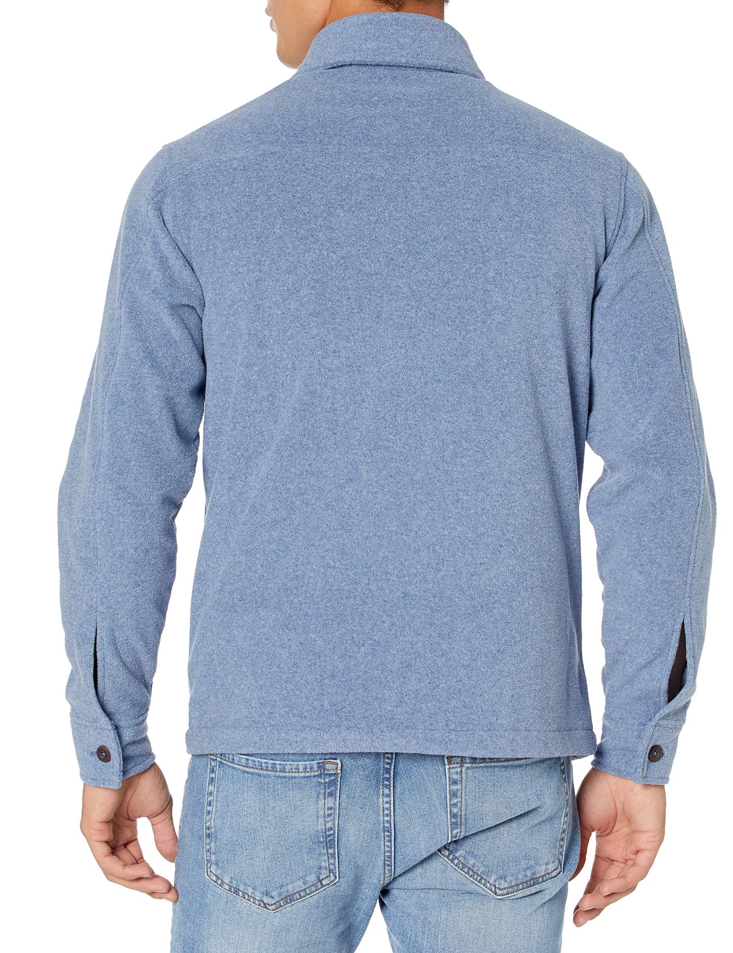 Amazon Essentials Men's Long-Sleeve Polar Fleece Shirt Jacket