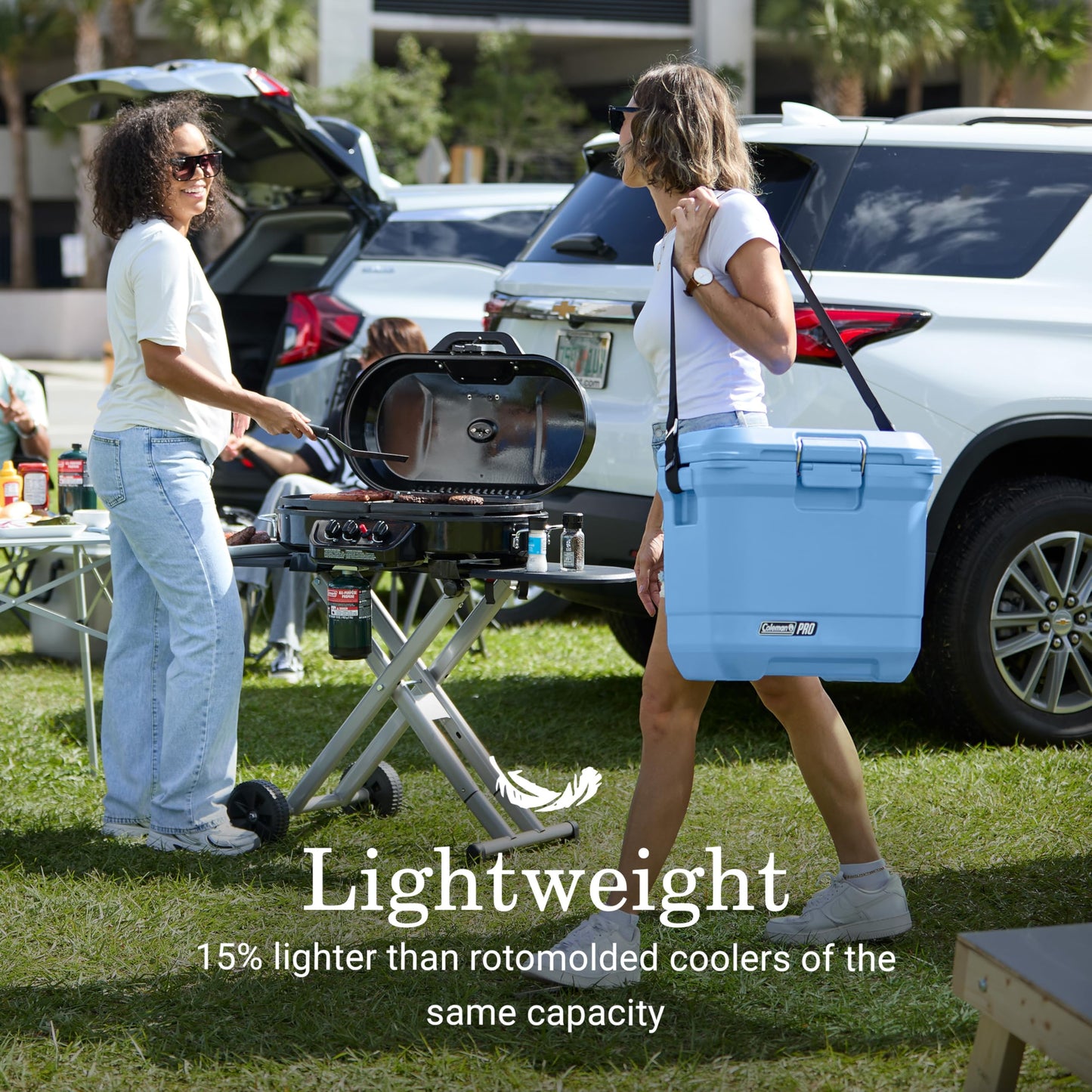 Coleman Pro 25qt Ultra-Light Premium Hard Cooler, Extra-Thick Insulation Keeps Ice up to 3 Days, 36-Can Capacity