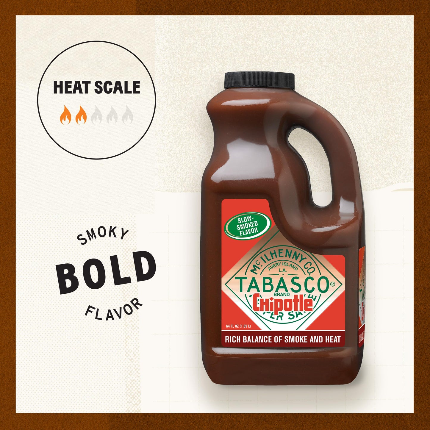 TABASCO Brand Original Red Pepper Hot Sauce, Medium Heat, Bulk Plastic Jug, Classic & Versatile, Three Simple Ingredients, For Large Recipes & Marinades, Great on Everything, 128 Fl Oz (Pack of 1)