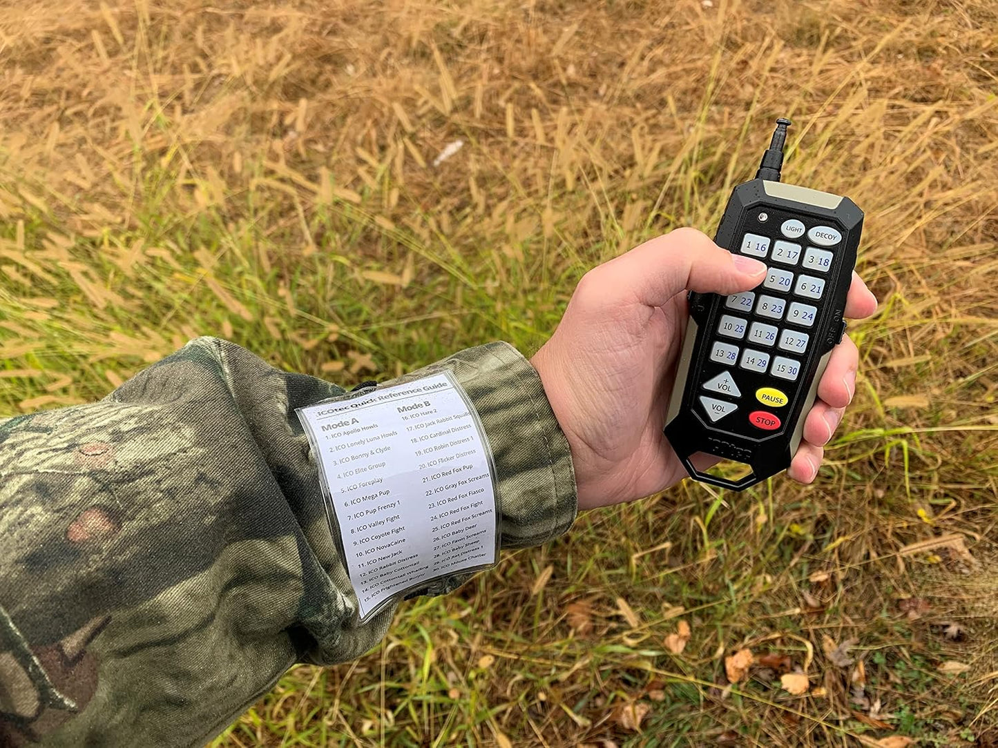 Icotec Renegade+ Programmable Predator Call with Bluetooth and a C4 Power House Rechagreable Lithium Battery