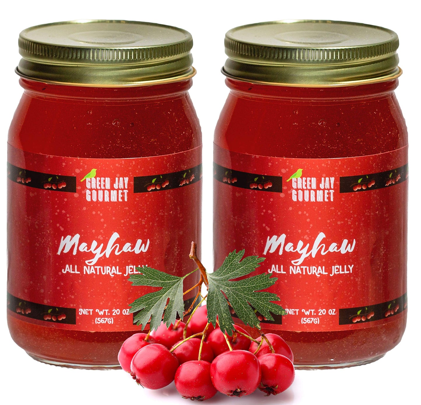 Green Jay Gourmet Spicy Jam Variety Pack - All-Natural Raspberry Jalapeno Jam, Strawberry Jalapeno Jam, Blackberry Jalapeno Jam - Vegan, Gluten-free Jam - No Preservatives - USA Made - 3 x 20 Ounces