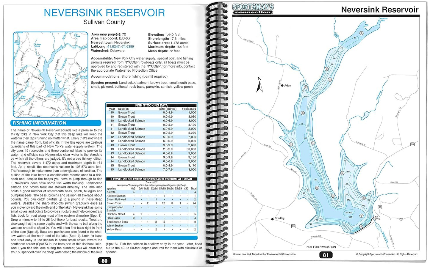 Southeastern New York Fishing Map Guide