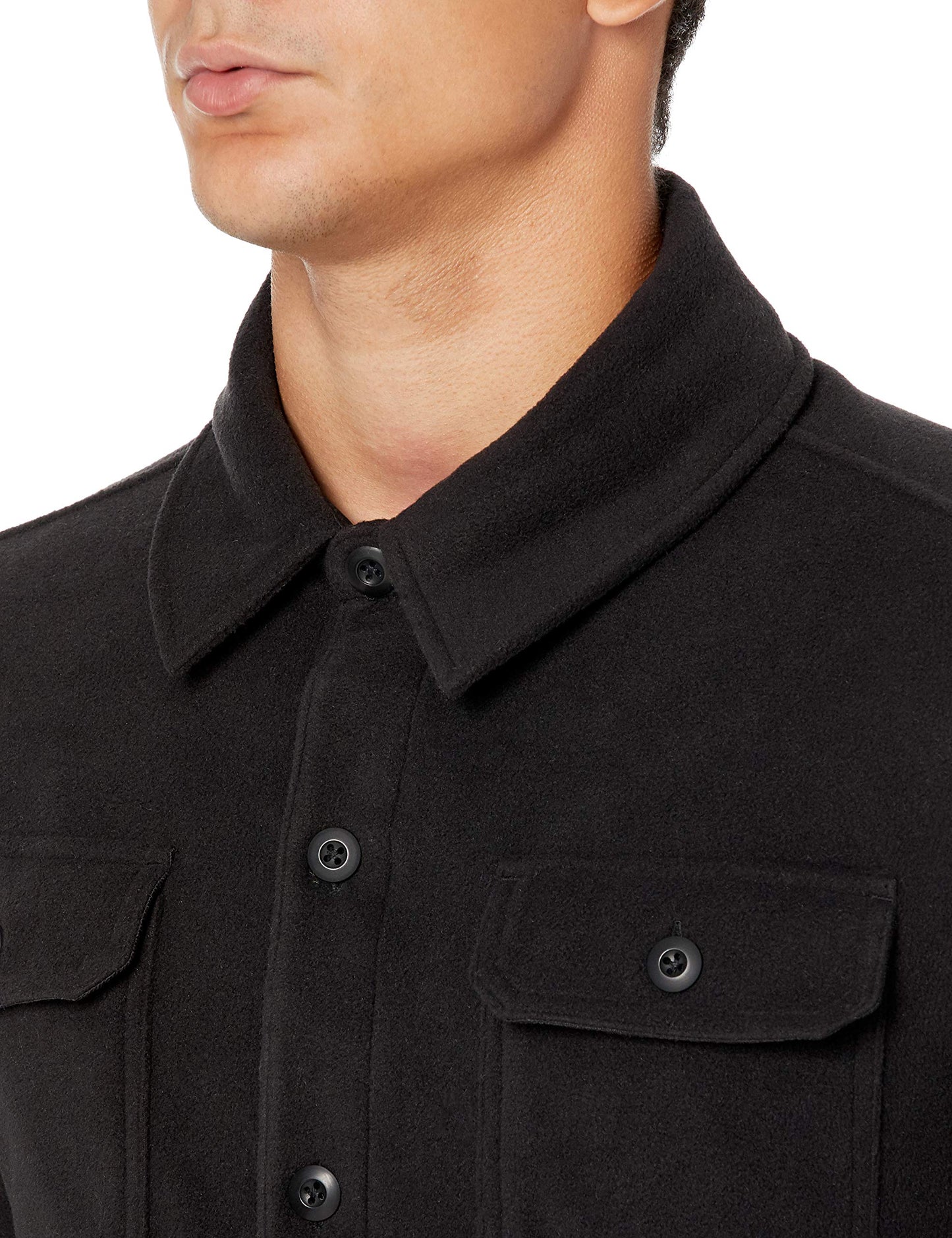 Amazon Essentials Men's Long-Sleeve Polar Fleece Shirt Jacket