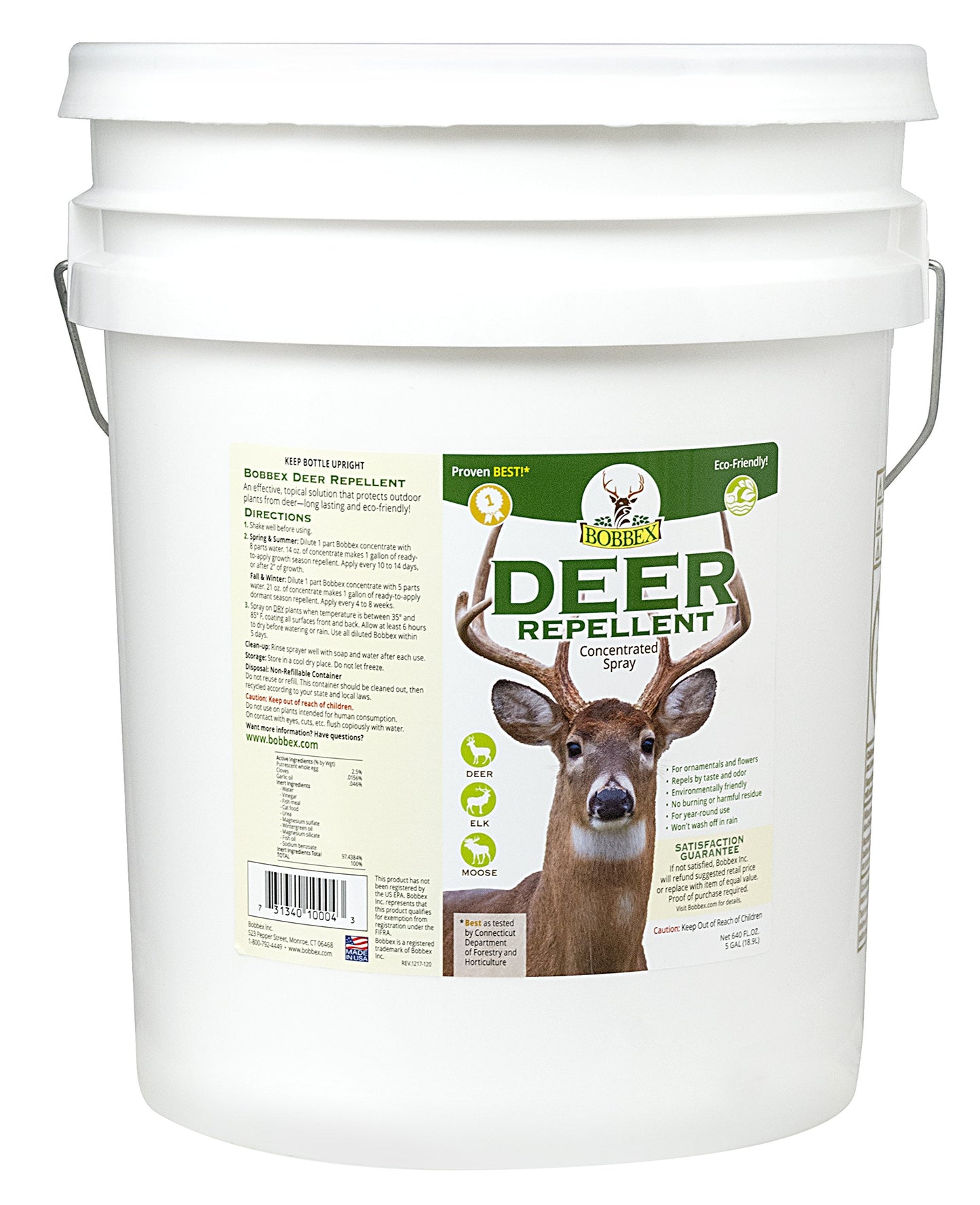 Concentrated Deer Repellent - Bobbex | Deer, Elk, and Moose Deterrent Concentrate (2.5 gal.) YF-43QX-BOCA