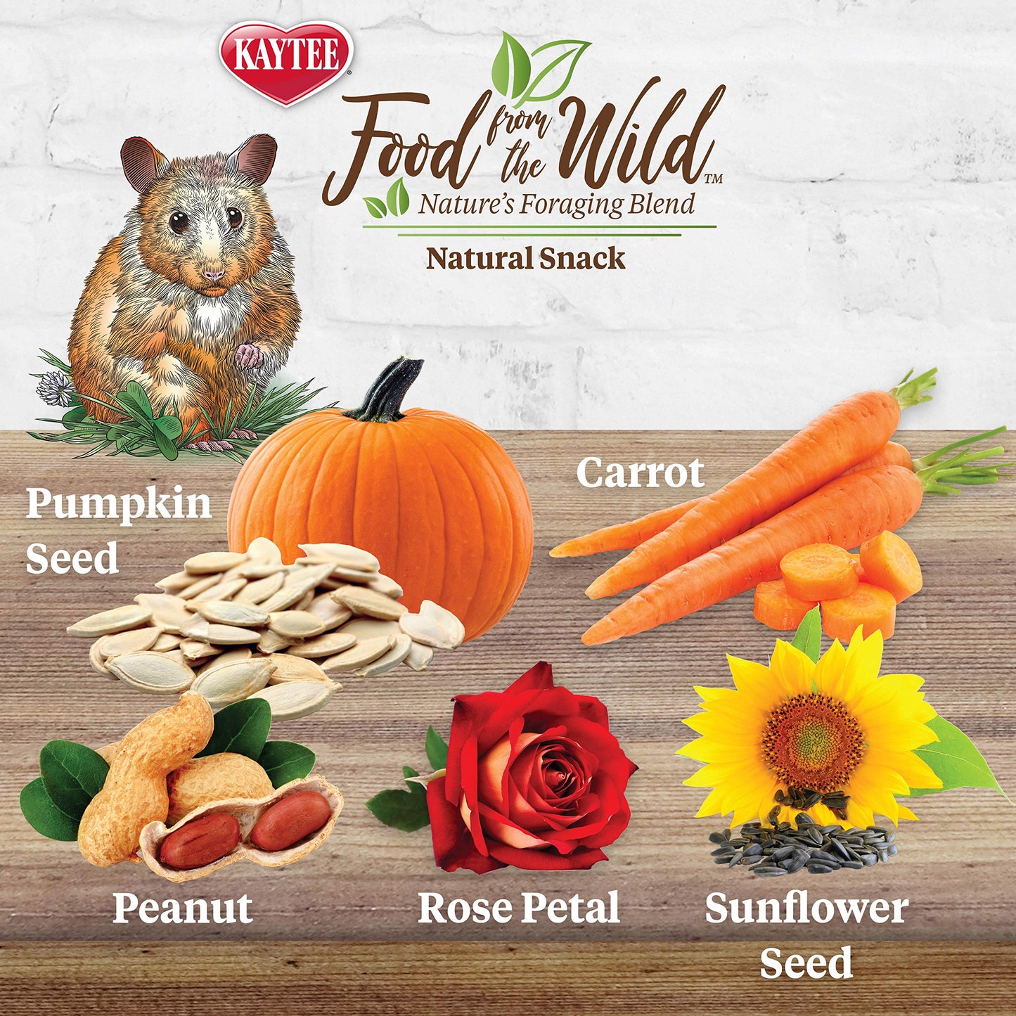 Kaytee Food from The Wild Natural Pet Hamster Food, 2 Pound