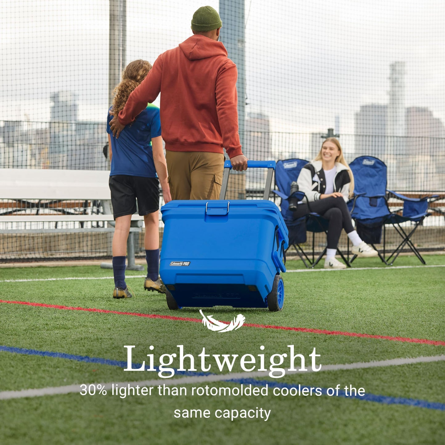 Coleman Pro 25qt Ultra-Light Premium Hard Cooler, Extra-Thick Insulation Keeps Ice up to 3 Days, 36-Can Capacity