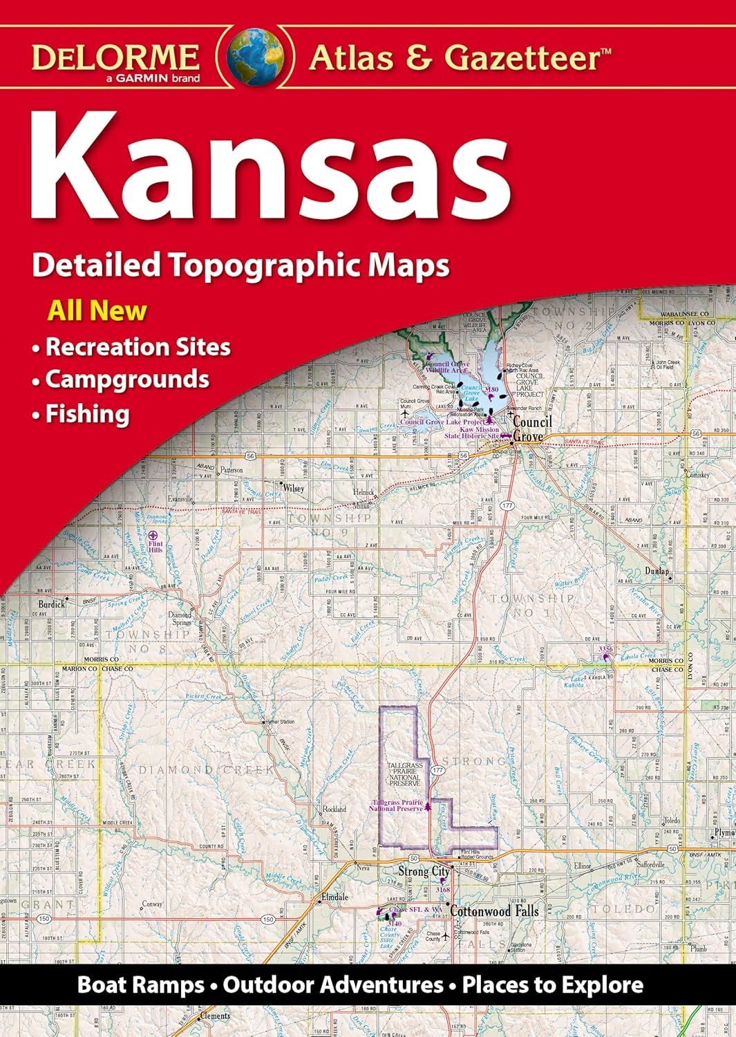 Delorme Atlas & Gazetteer: Kansas