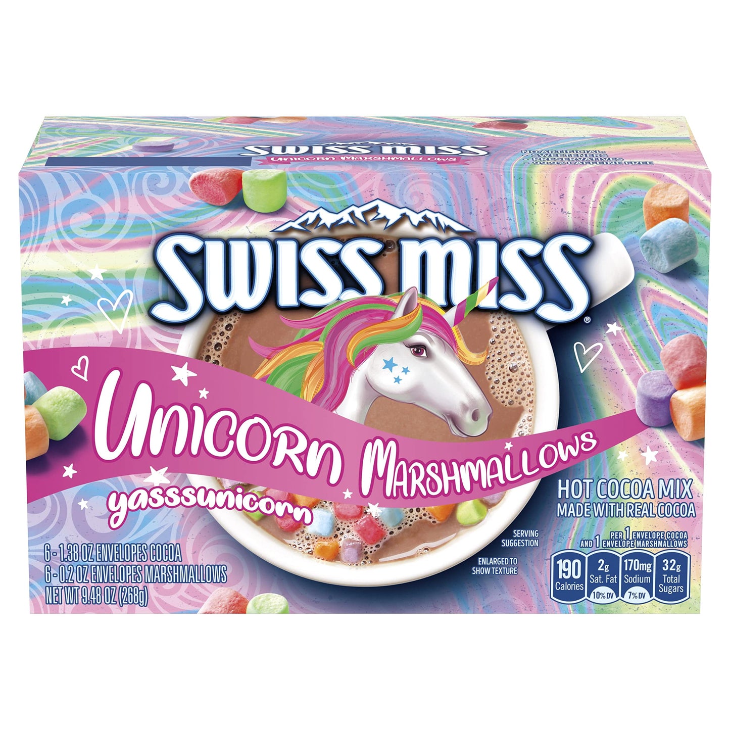 SWISS MISS Milk Chocolate Flavored Hot Cocoa Mix, 38.27 OZ Square Canister