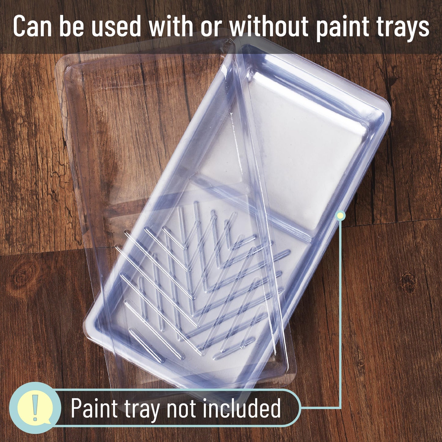 Bates- Paint Tray Liner, 9 Inch, 10 Pack, Paint Roller Tray, Disposable Plastic Paint Trays, Paint Pans Trays, Paint Supplies for House Painting, Roller Tray