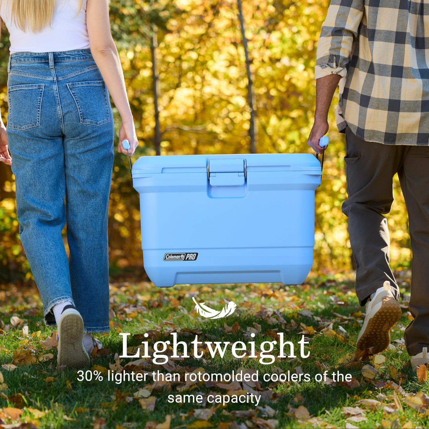 Coleman Pro 25qt Ultra-Light Premium Hard Cooler, Extra-Thick Insulation Keeps Ice up to 3 Days, 36-Can Capacity