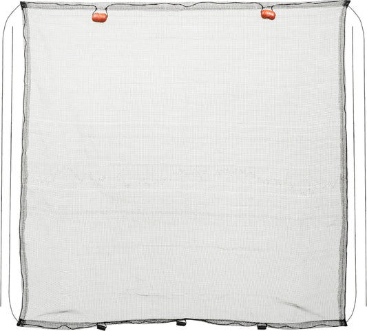 Danielson Minnow Seine 1/8-Inch Mesh Nylon Fishing Net, Large, Black