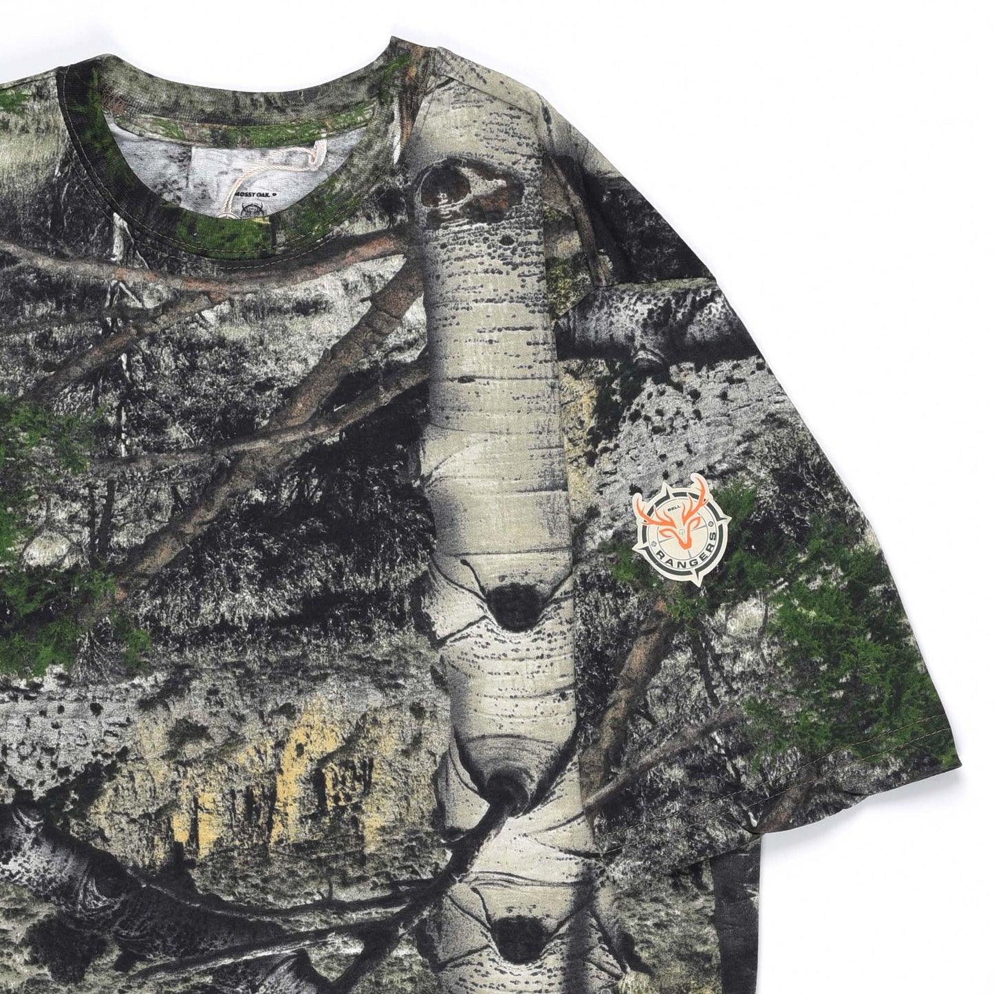 Authentic Realtree and Mossy Oak Camouflage Crewneck Unisex Adult Short Sleeve Tee Shirt
