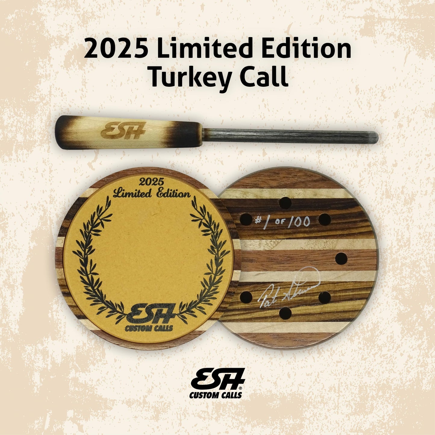 Turkey Pot Calls – Turkey Glass Calls & Slate Calls with Strikers – Realistic Turkey Calls for Hunting and Lures