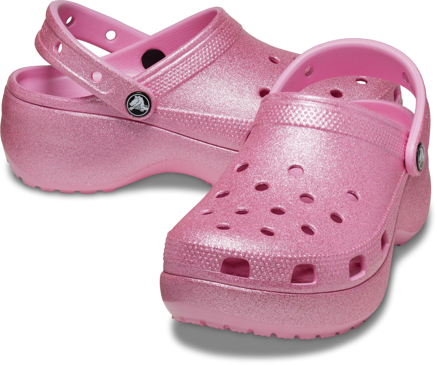 Crocs Women's Classic Platform Glitter Clog
