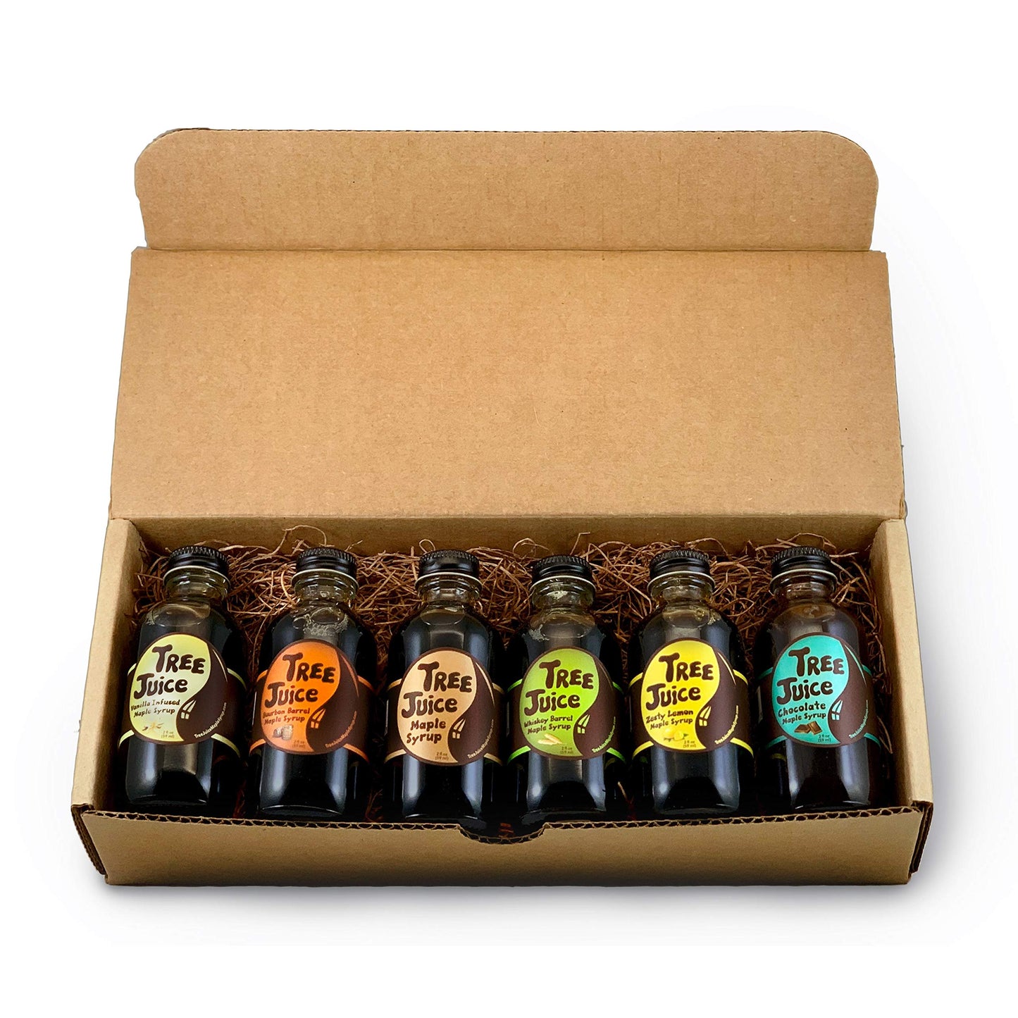 Tree Juice Maple Syrup Gift Box | Gift for Birthdays, Corporate, Holidays, and more | 6-2 ounce bottles…
