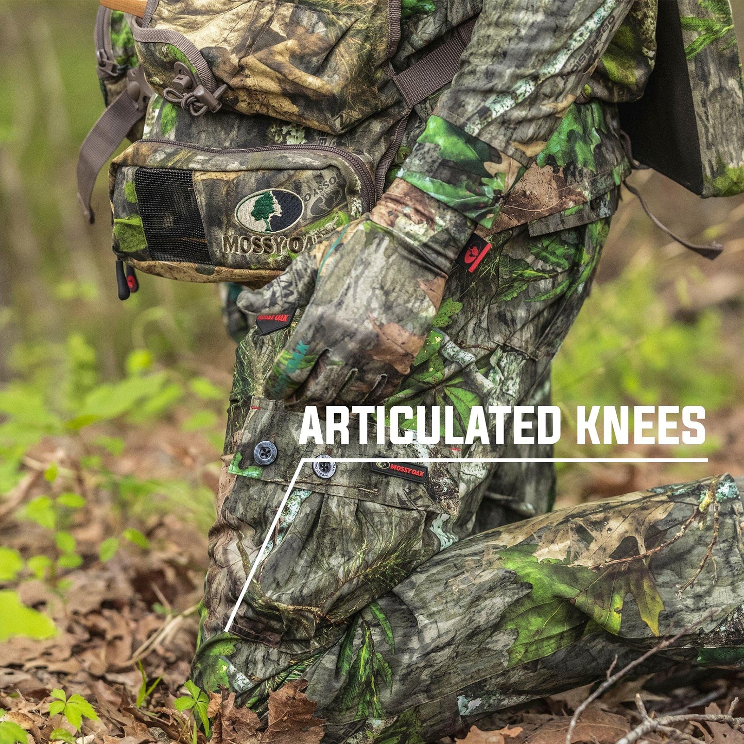 Mossy Oak Men's Lightweight Camo Hunting Pants Tibbee