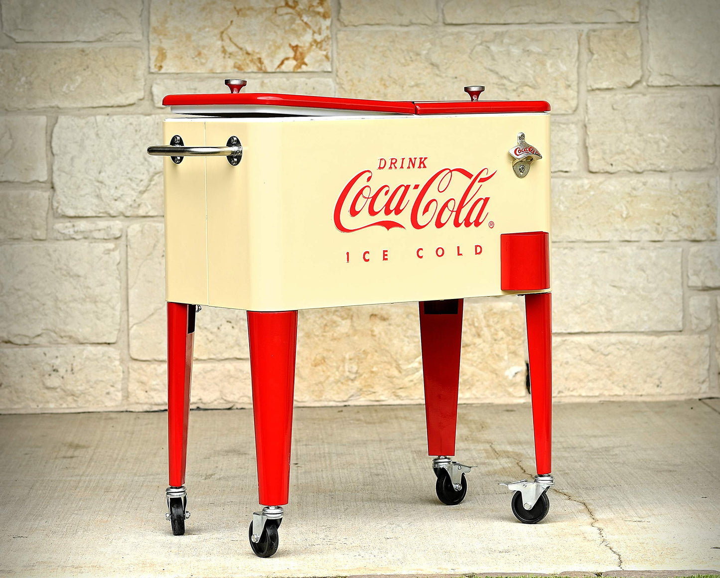 LEIGH COUNTRY CP 98114 Coke Cooler 60QT - Redfish