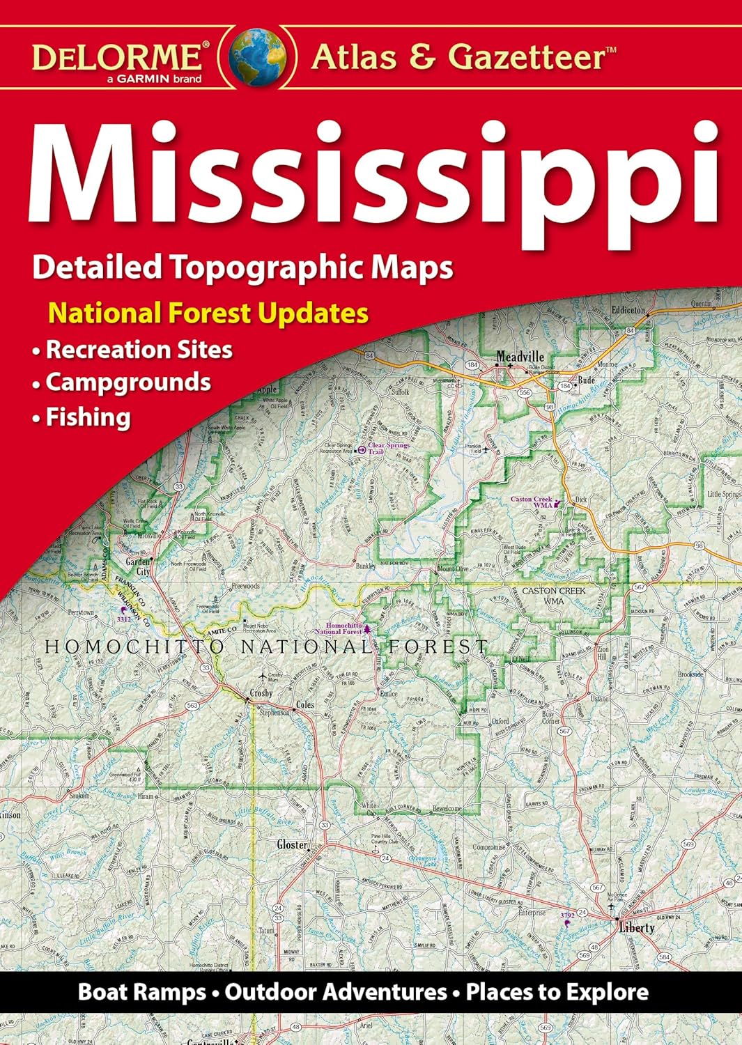 Delorme Atlas & Gazetteer: Mississippi