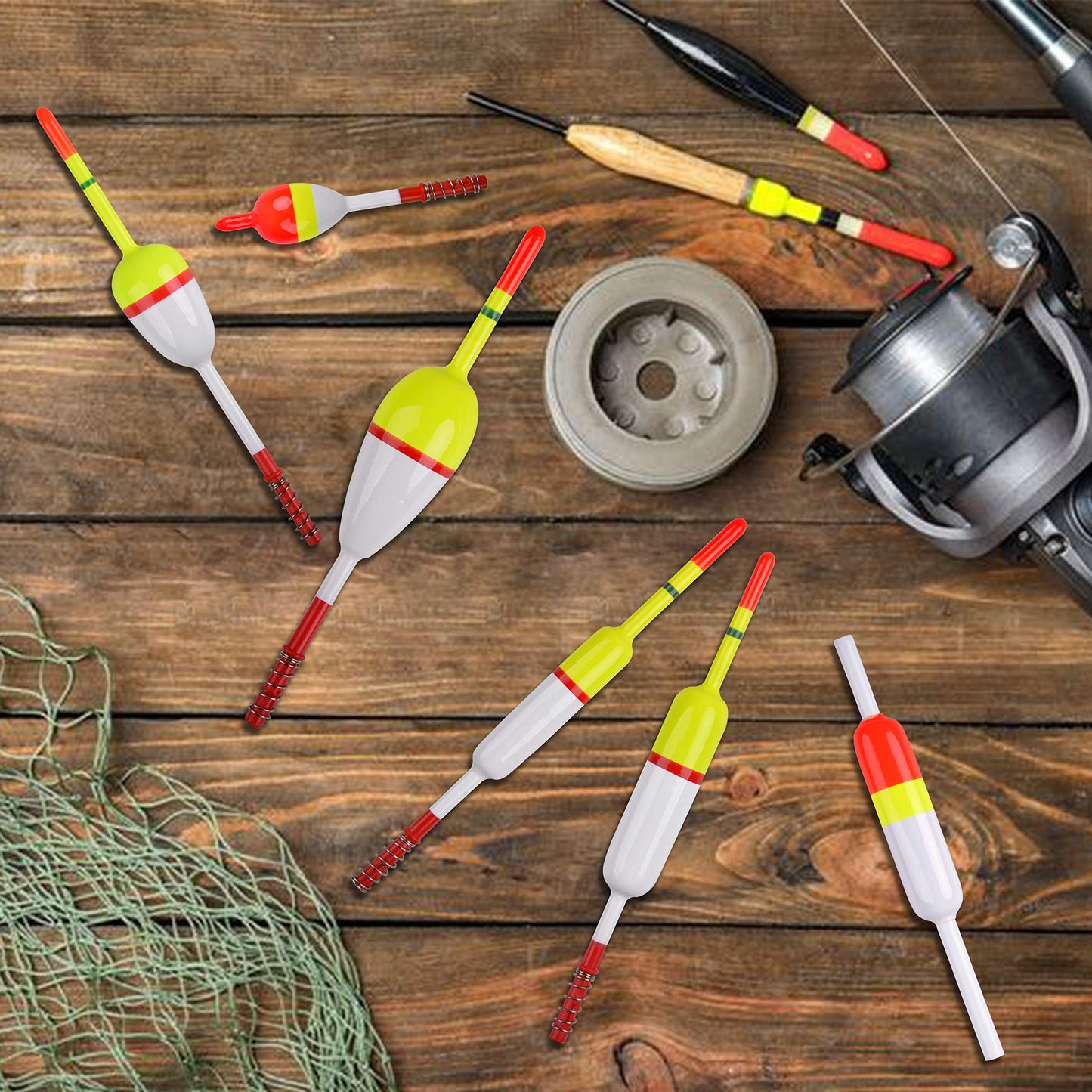 Fishing Floats and Bobbers Slip Bobbers for Fishing Spring Oval Stick Floats Slip Bobbers for Crappie Catfish Trout Fishing