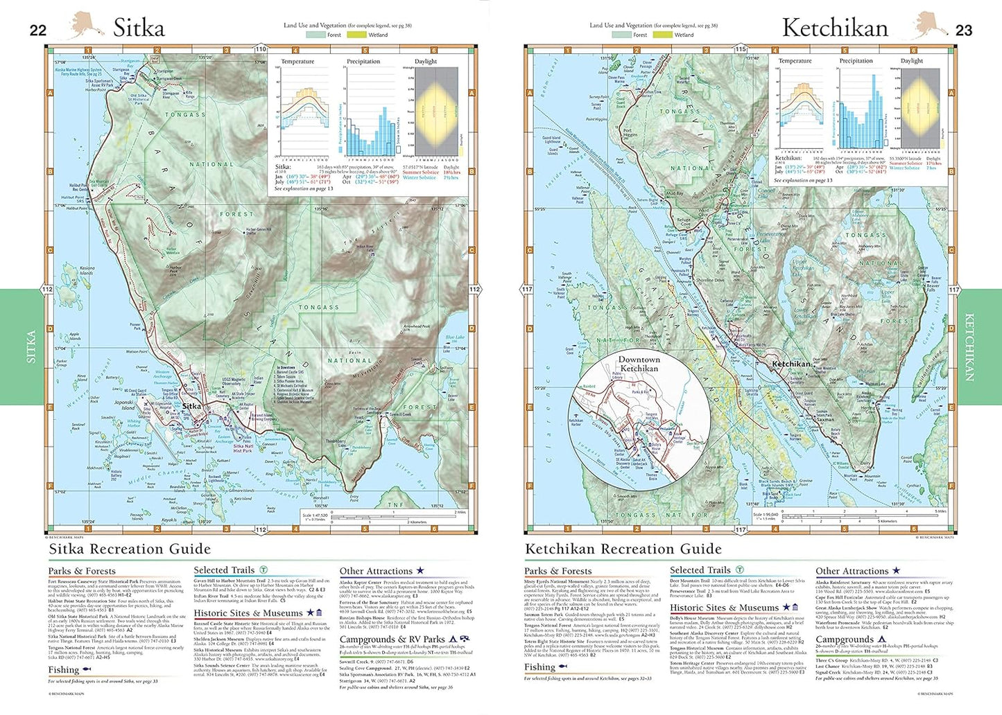 Alaska Road & Recreation Atlas - 2nd Edition, 2019 (Benchmark)