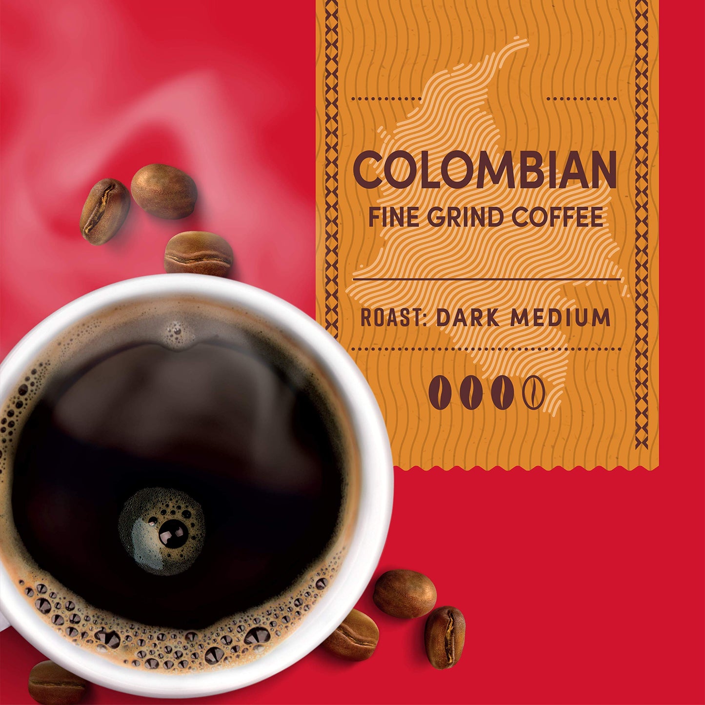 Tim Hortons Original Blend, Medium Roast Ground Coffee, Canada’s Favorite Coffee, Made with 100% Arabica Beans, 48 Ounce Canister