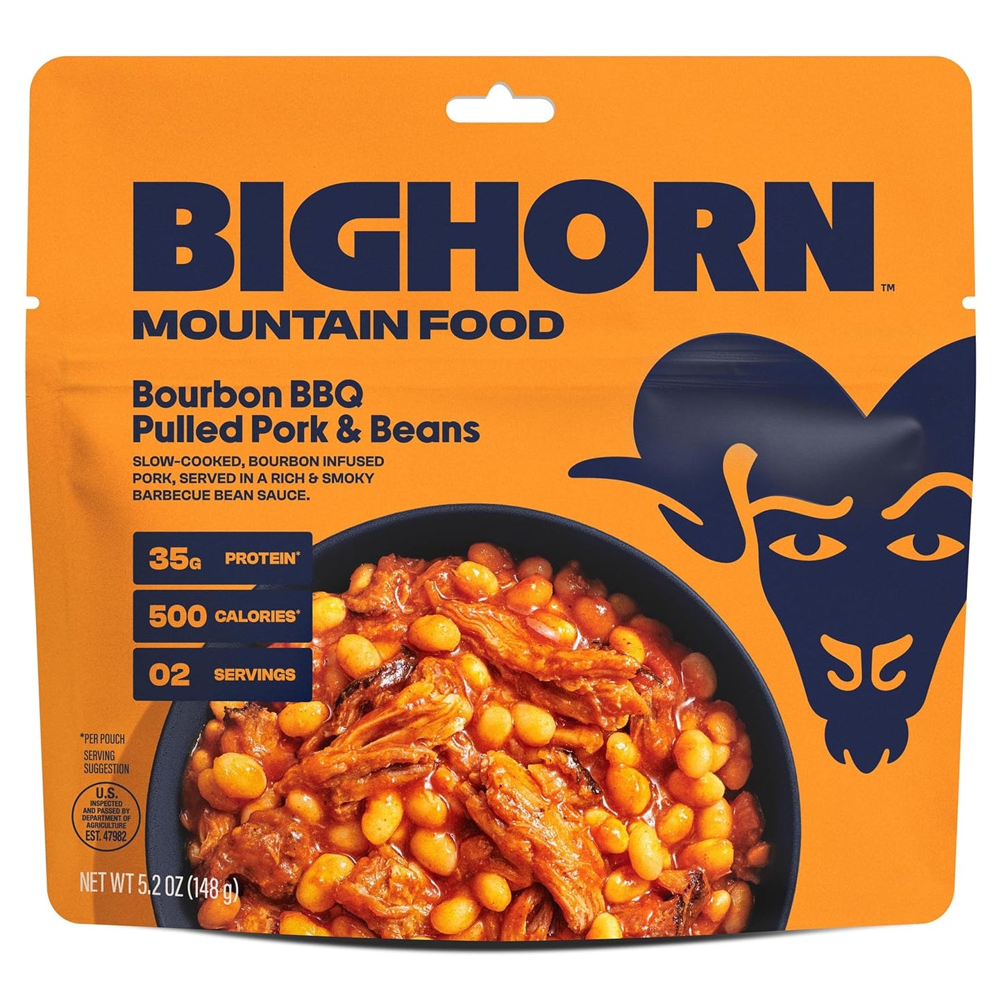 BIGHORN Mountain Food - All In Expedition Pack – contains 6 pouches | 12 servings | 211g Protein | 3,830 Calories – premium freeze dried meals - includes 1 each of our 6 entrees and 1 Insulated Coozie