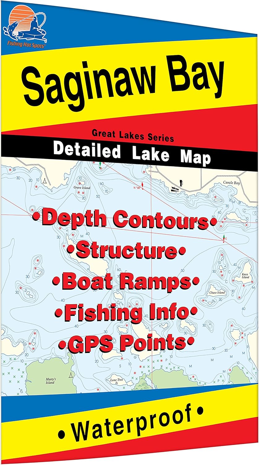 Saginaw Bay Fishing Map