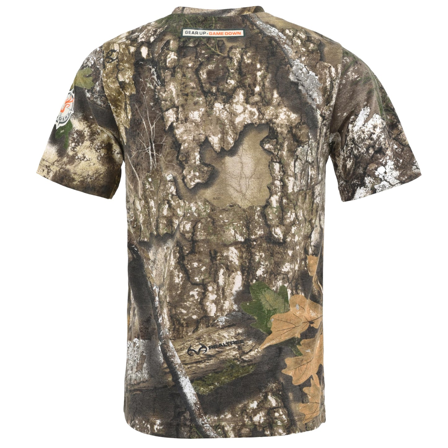 Youth Camouflage Short Sleeve Crewneck Shirt for Boys and Girls