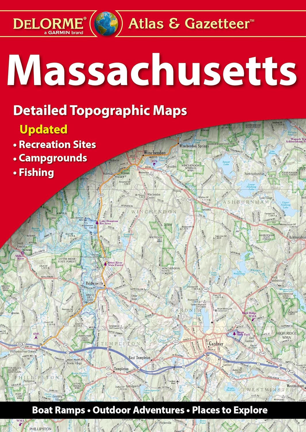 Delorme Atlas & Gazetteer: Massachusetts