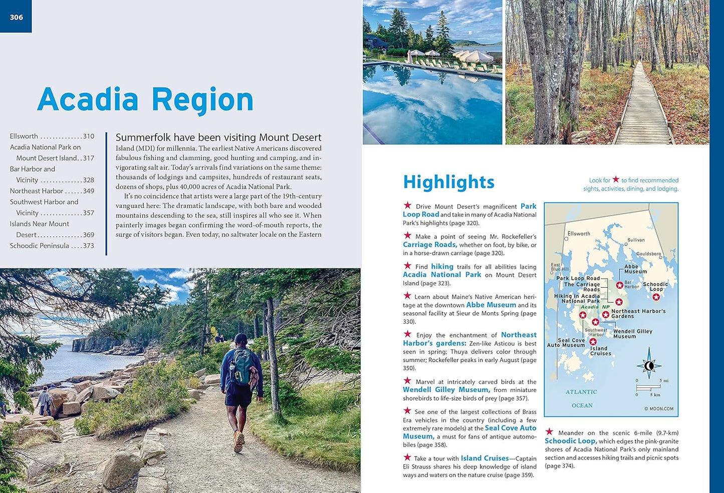 Moon Coastal Maine: With Acadia National Park: Seaside Getaways, Cycling & Paddling, Scenic Drives (Travel Guide)