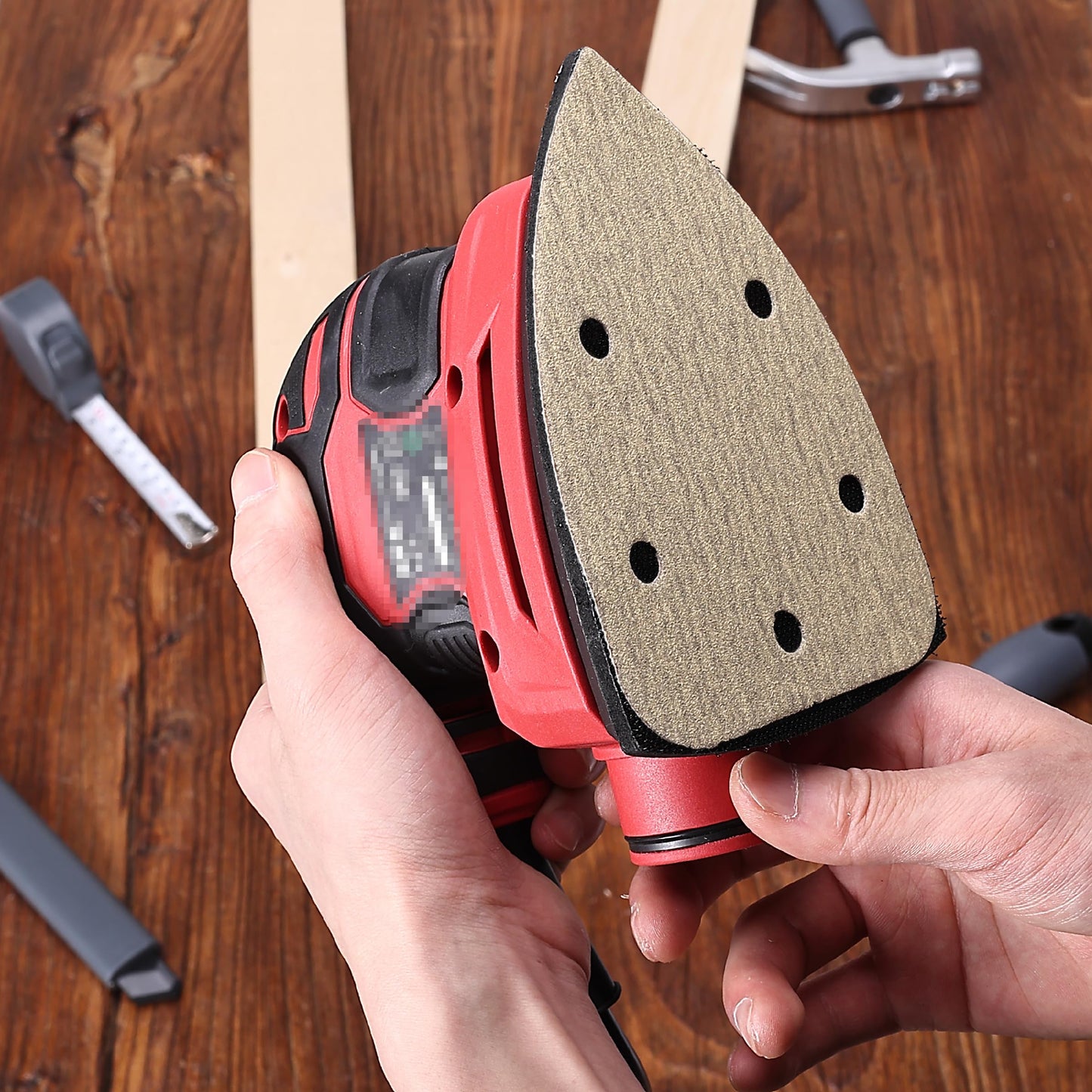 Bates- Mouse Detail Sander Sanding Pads, 30 pcs, 40/80/120/180/240 Grits, Palm Sander Sandpaper