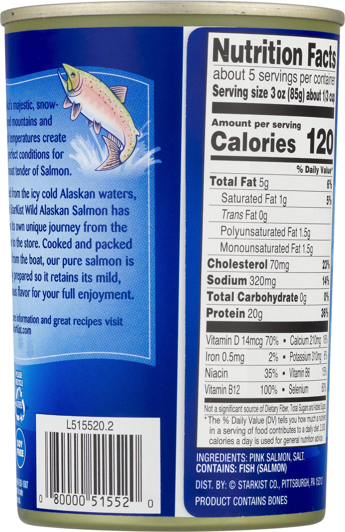 StarKist Wild Alaskan Pink Salmon - 14.75 oz. Can