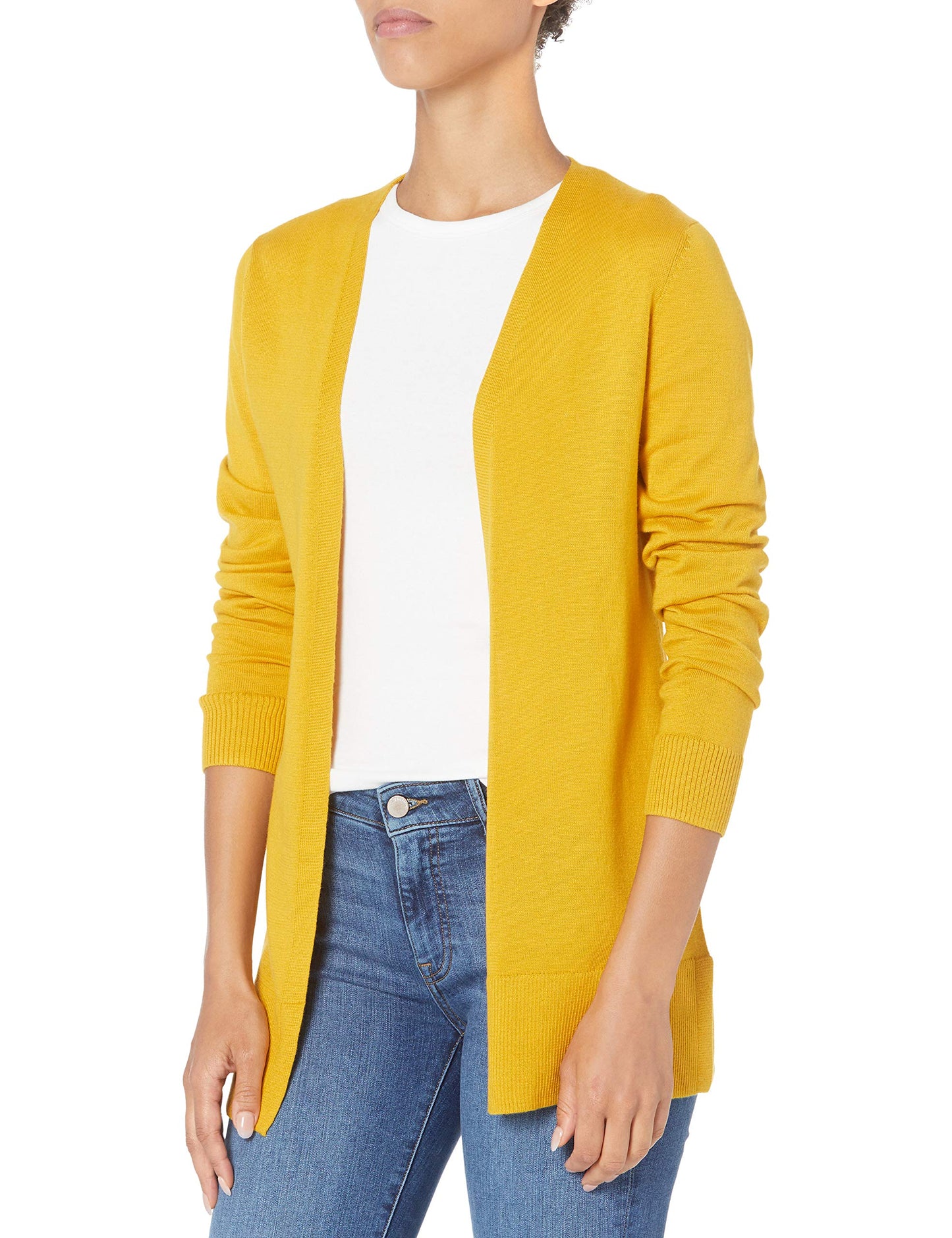 Amazon Essentials Women's Lightweight Long Sleeve Open-Front Cardigan Sweater (Available in Plus Size)