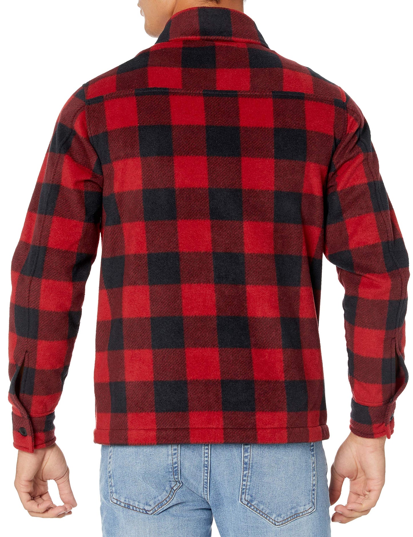 Amazon Essentials Men's Long-Sleeve Polar Fleece Shirt Jacket