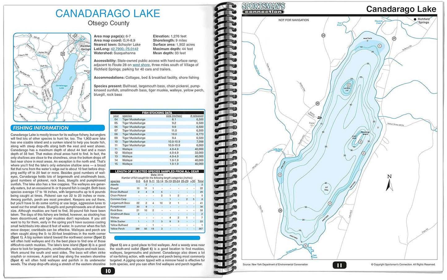 Southeastern New York Fishing Map Guide