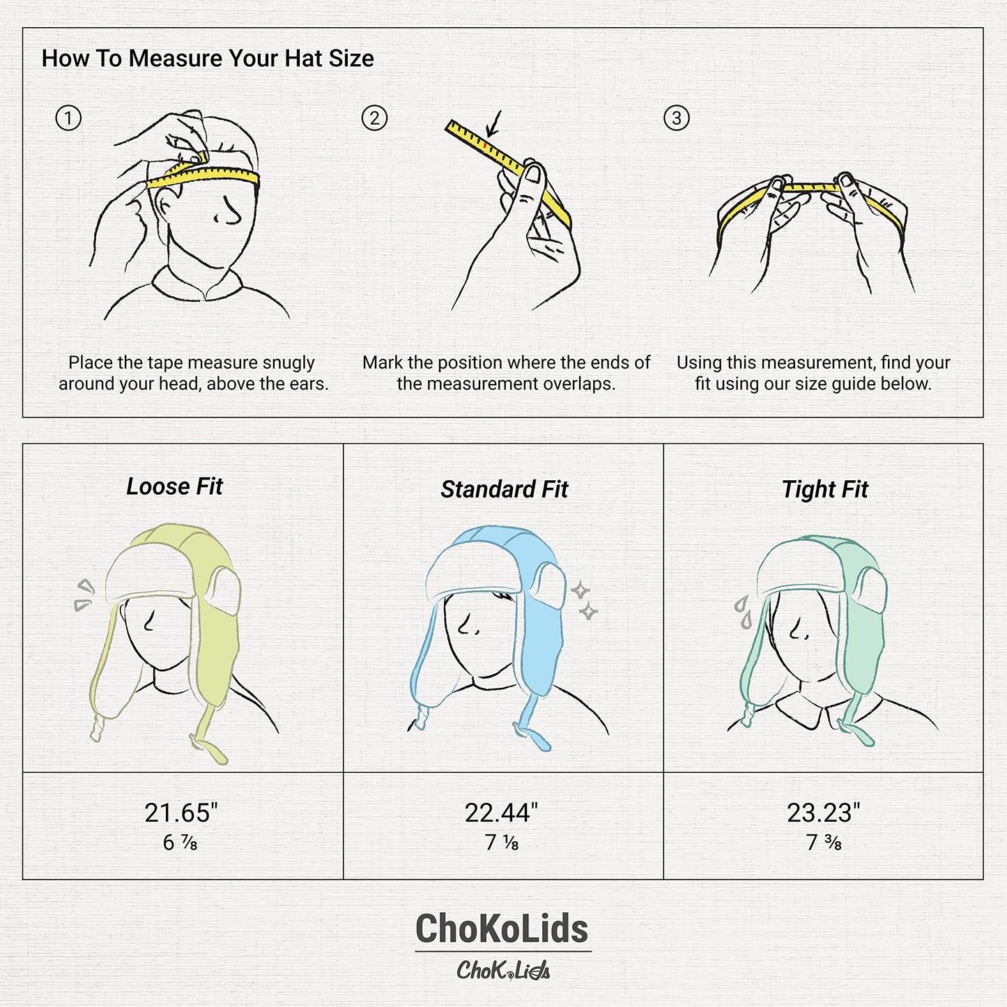 CHOK.LIDS Waterproof Winter Trappers Unisex Premium Strength Ushanka Ear Flap Chin Strap Cold Weather Outdoor