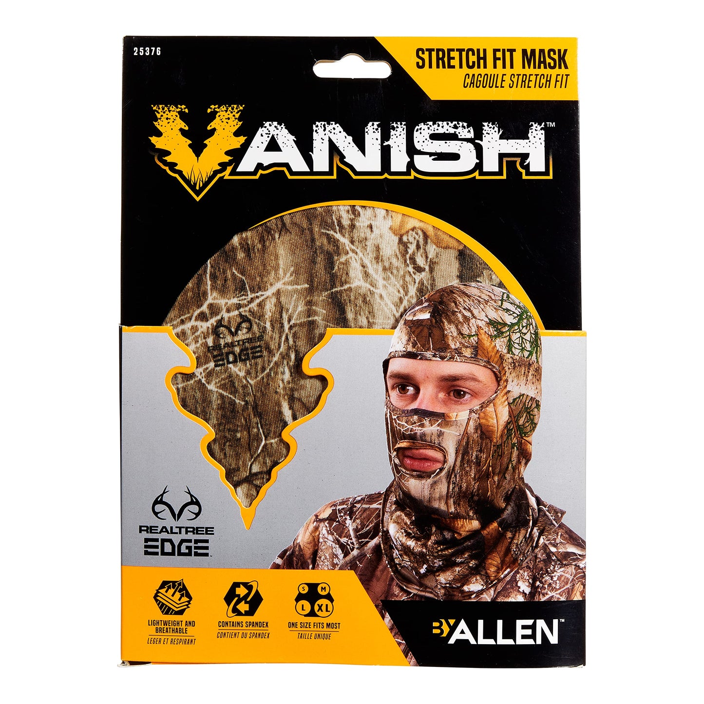Allen Company Vanish Stretch Fit Camouflage Balaclava, Camo Hunting Face Cover