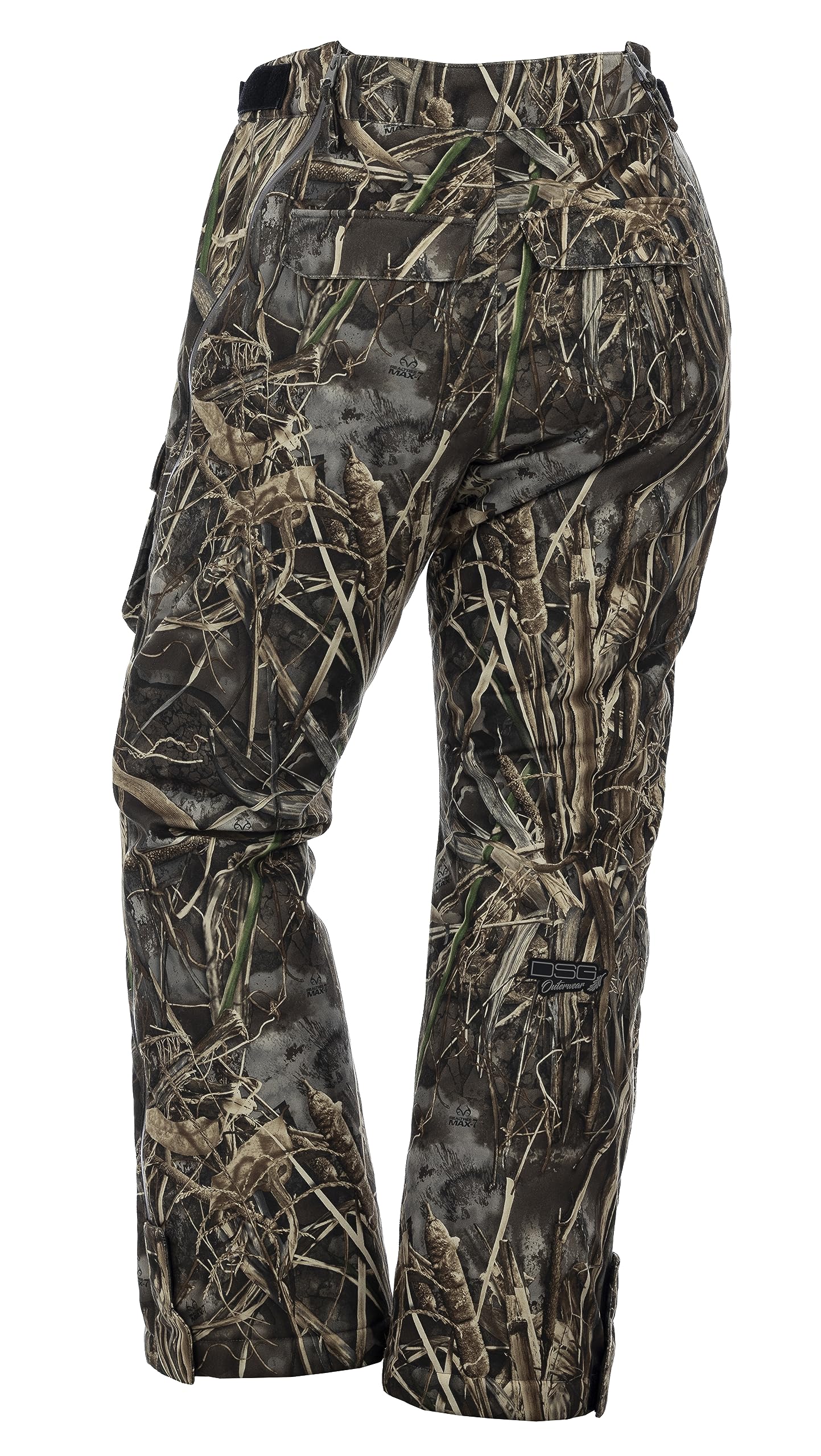 DOING SOMETHING GREAT Kylie 5.0 Camouflage Drop Seat Hunting Bibs for Women, DWR Waterproof, Thin Profile 120g Insulated