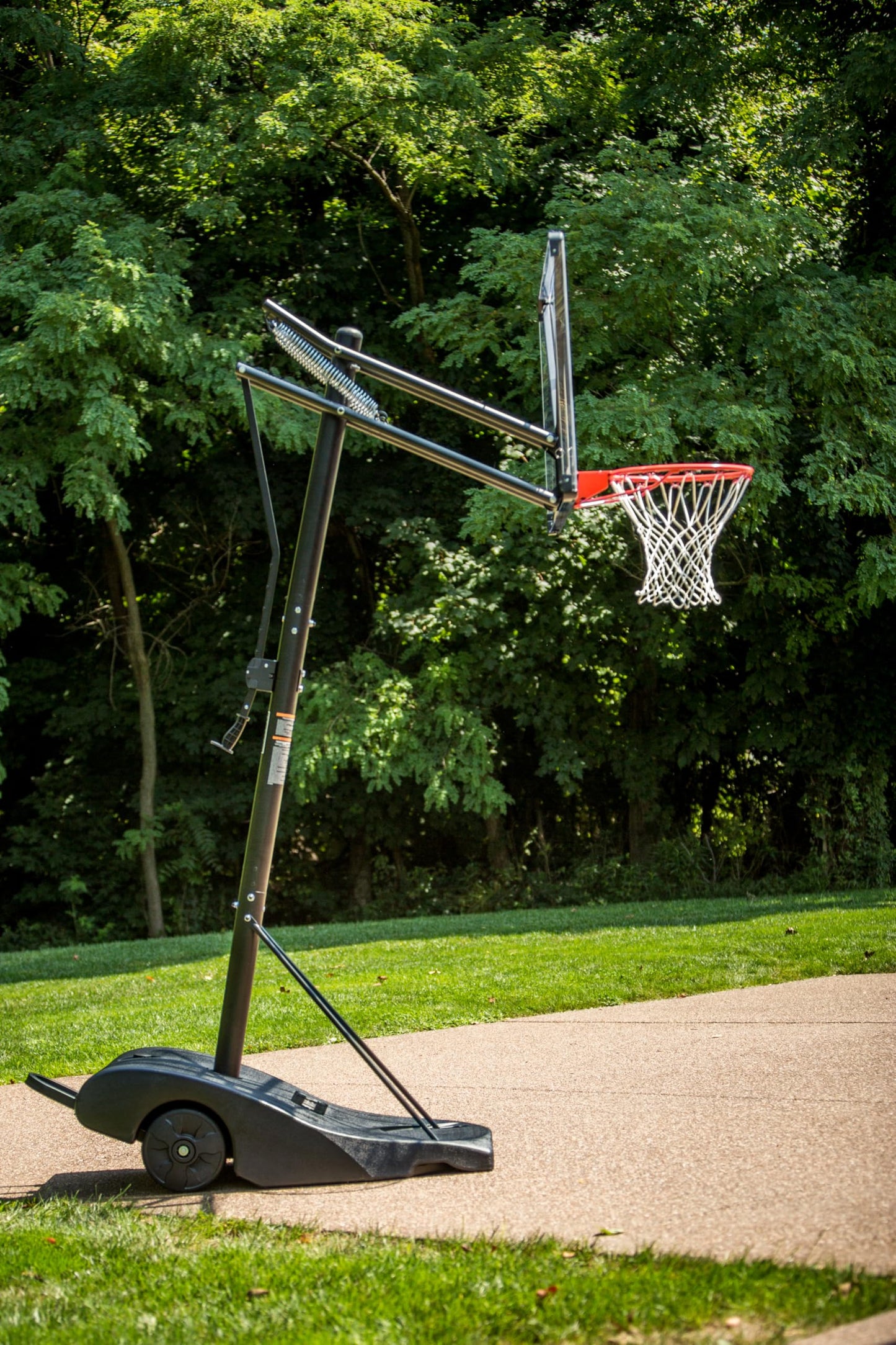 Silverback NXT Portable Adjustable 10-ft Outdoor Basketball Hoop, 50" and 54" Basketball Goal Backboard Available - Assembles in 90 Minutes