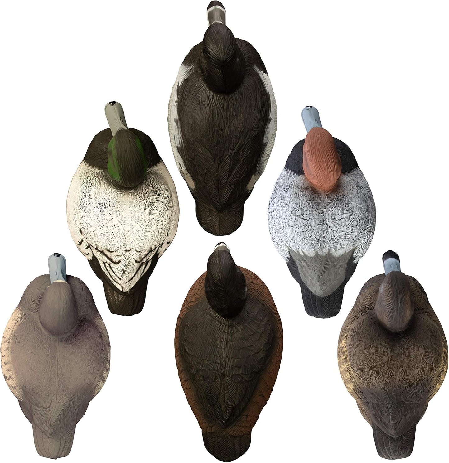 Higdon Outdoors Standard Diver Pack Duck Decoys, Foam-Filled