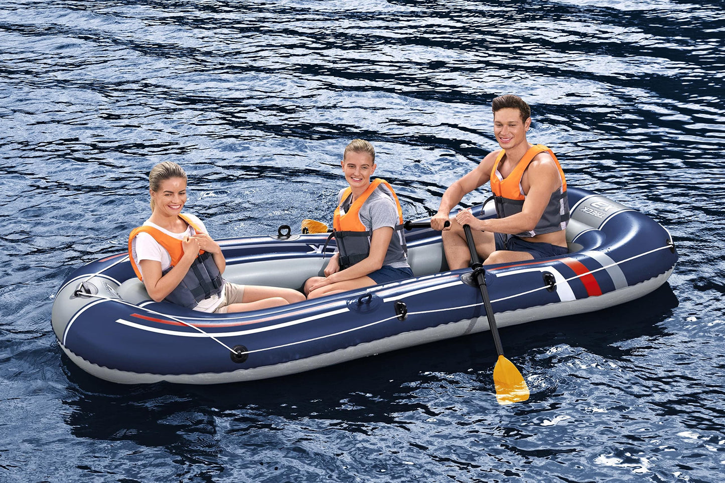 Bestway Hydro-Force Inflatable Raft Set | Inflatable Boat for Kids and Adults | Great for Ponds, Lakes, Rivers