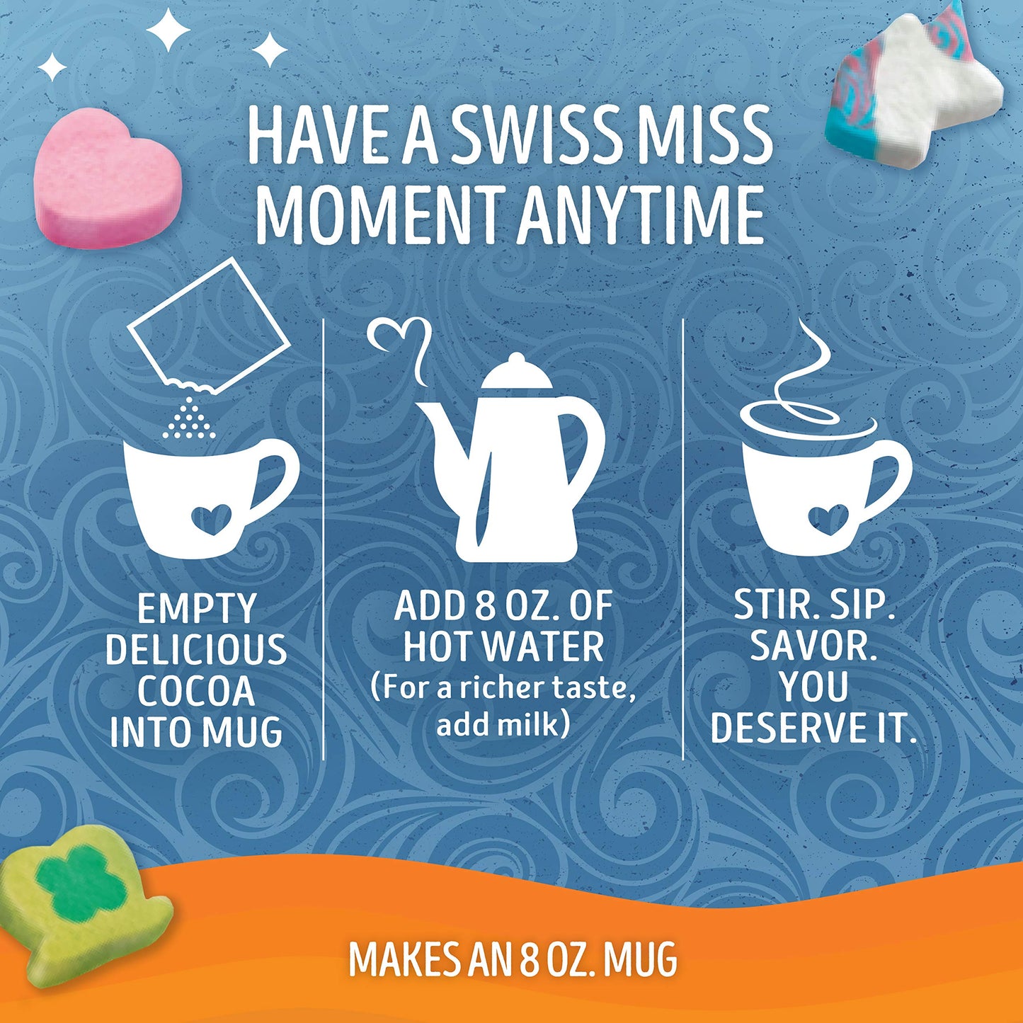 SWISS MISS Milk Chocolate Flavored Hot Cocoa Mix, 38.27 OZ Square Canister
