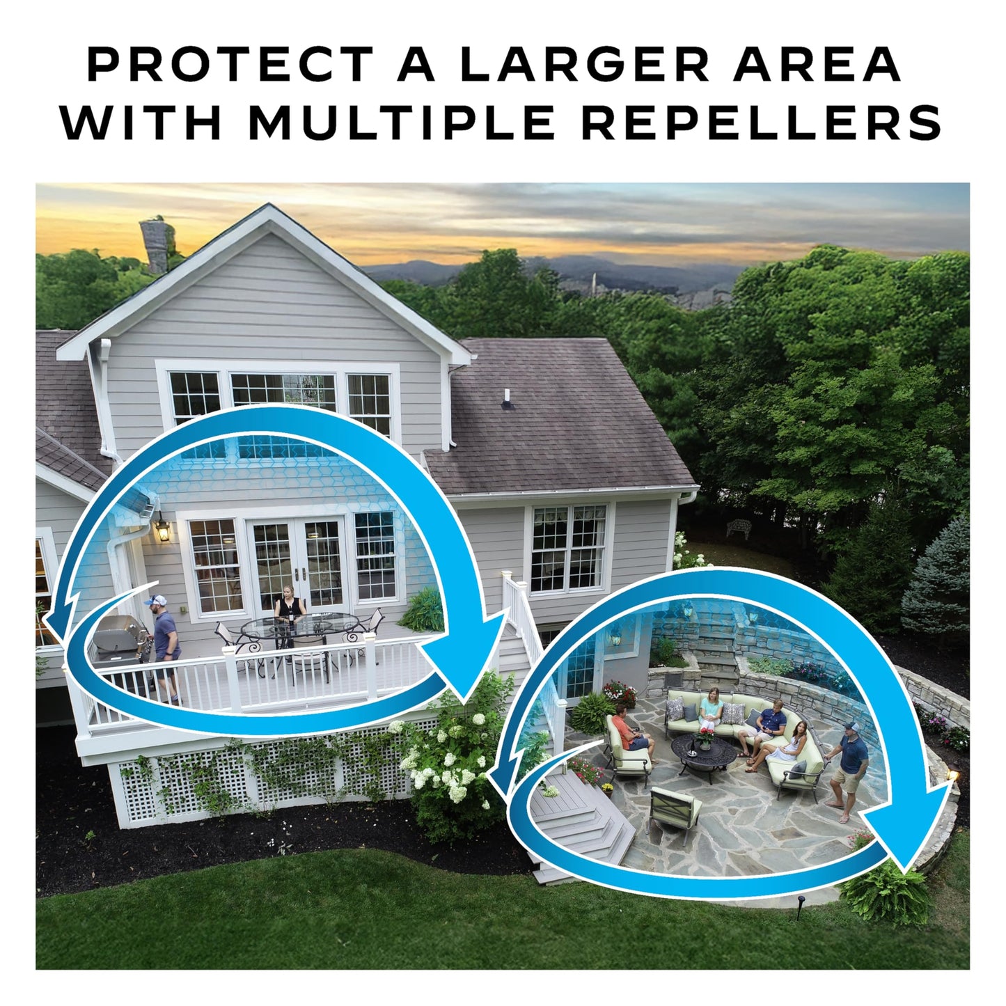 Thermacell Mosquito Repeller Patio Shield; Includes 12-Hour Refill; 15 Foot Zone of Protection; Highly Effective Mosquito Repellent for Patio; Bug Spray Alternative; Scent Free