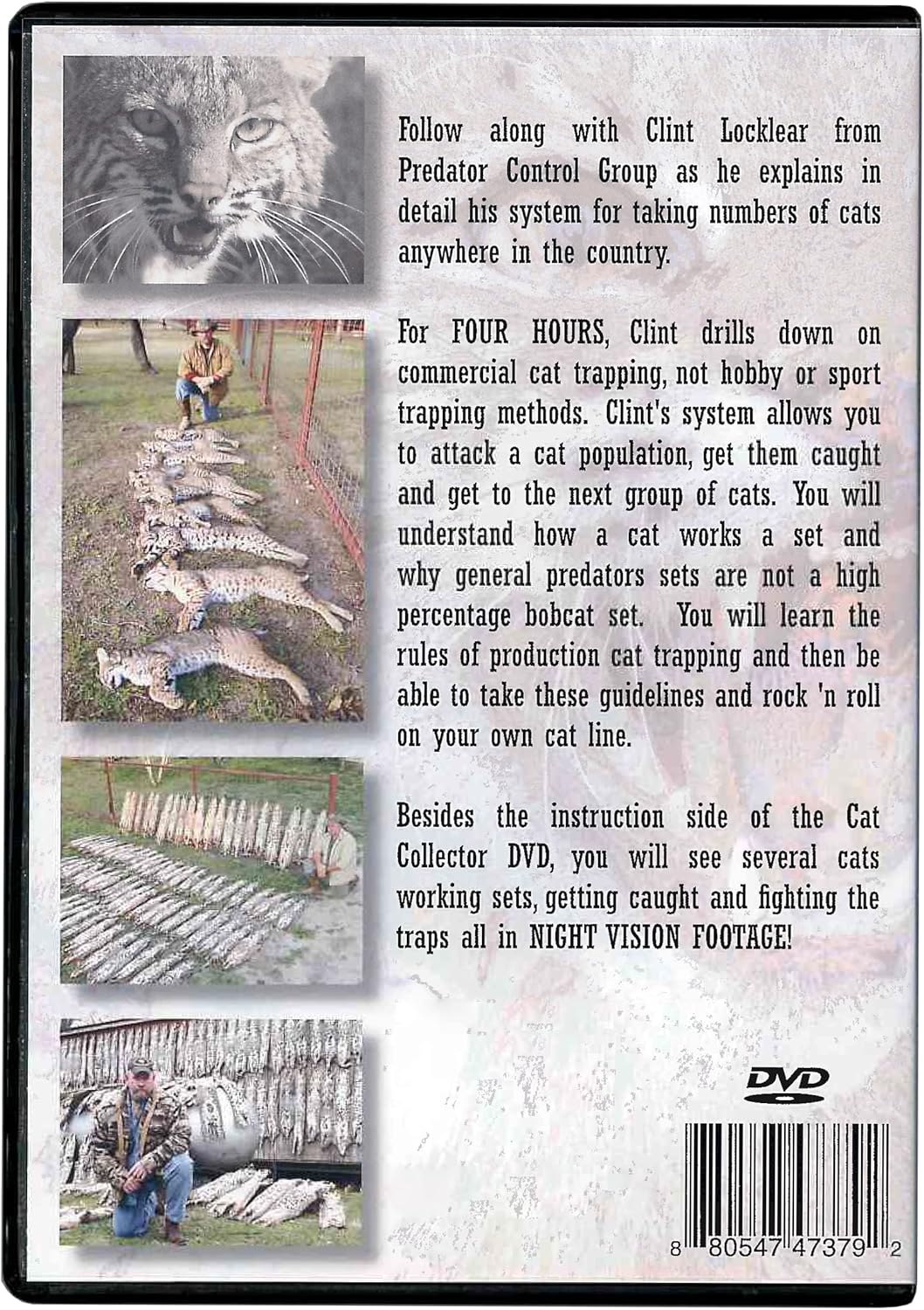 Cat Collector - Clint Locklear - Bobcat Trapping DVD