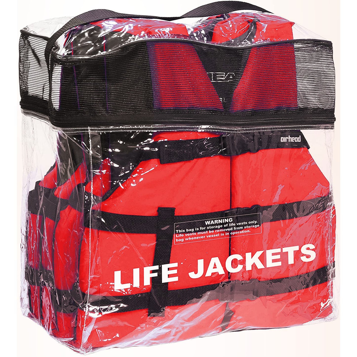 Airhead Adult General Purpose Life Vest 4-Pack, Multiple Colors Available